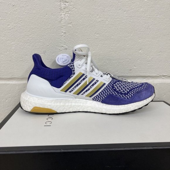 Adidas Ultraboost 1.0 Washington Huskies PE Purple White Gold (HG5867) Sz 7.5 US - Picture 3 of 11